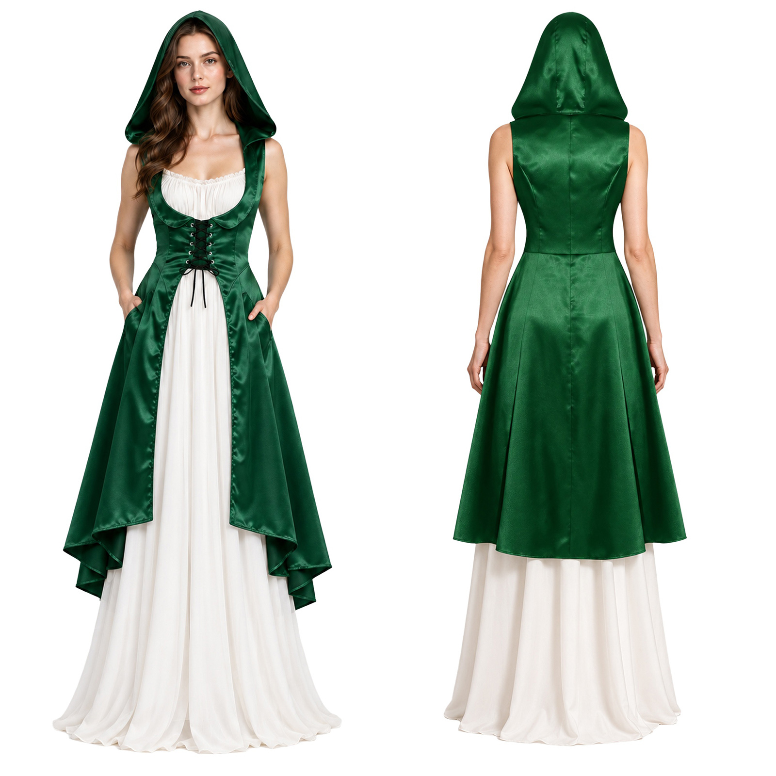 Women Medieval Renaissance Vic - Lace Dress ulasan dan harga