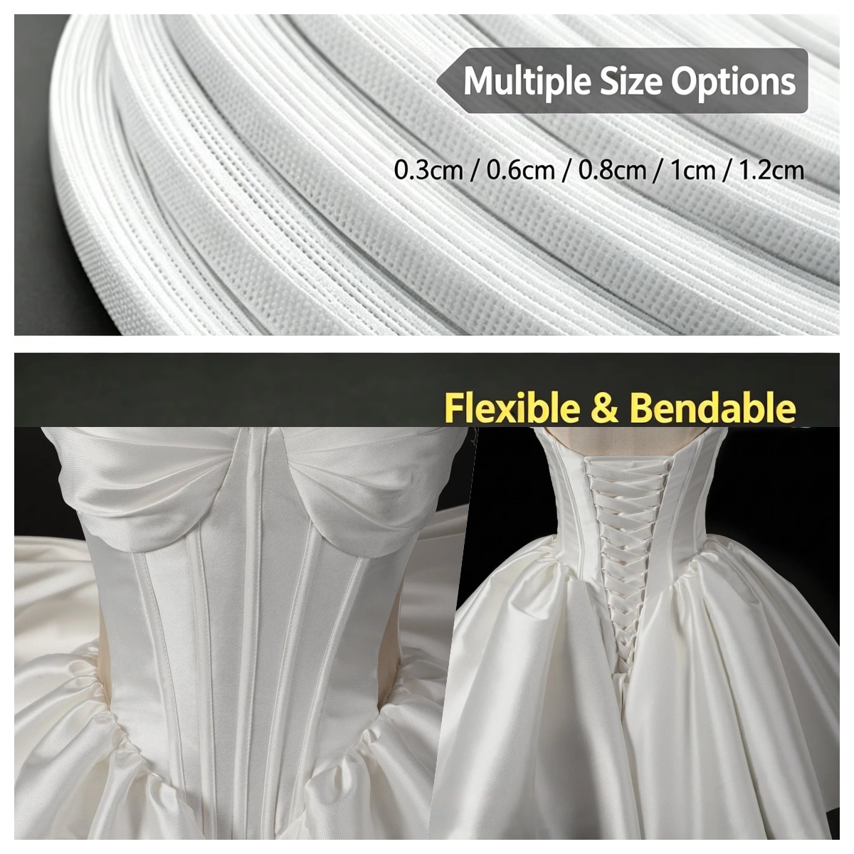 50~200 Yards Roll Polyester Fi - Wedding Dress ulasan dan harga