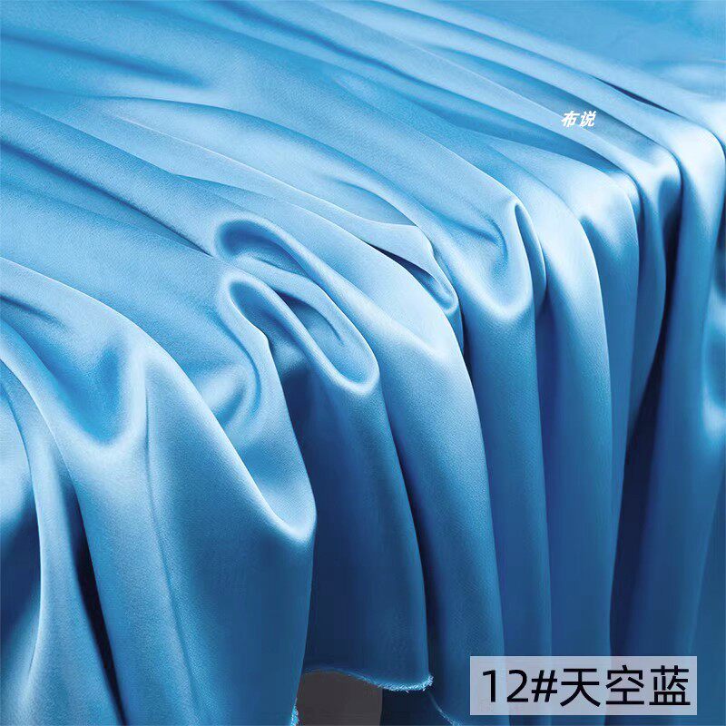 Faux Acetate Satin Fabric High - Wedding Dress ulasan dan harga