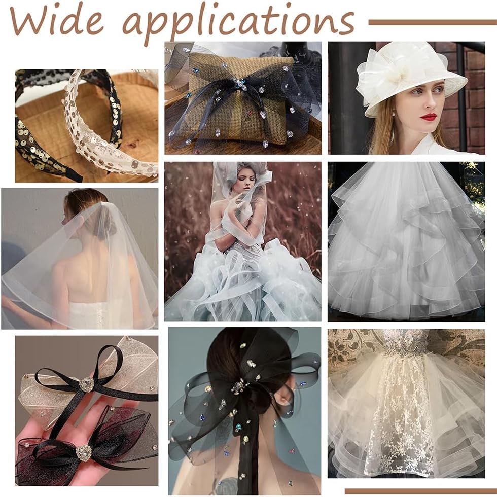 Flat Plain Soft Polyester Hors - Wedding Dress ulasan dan harga