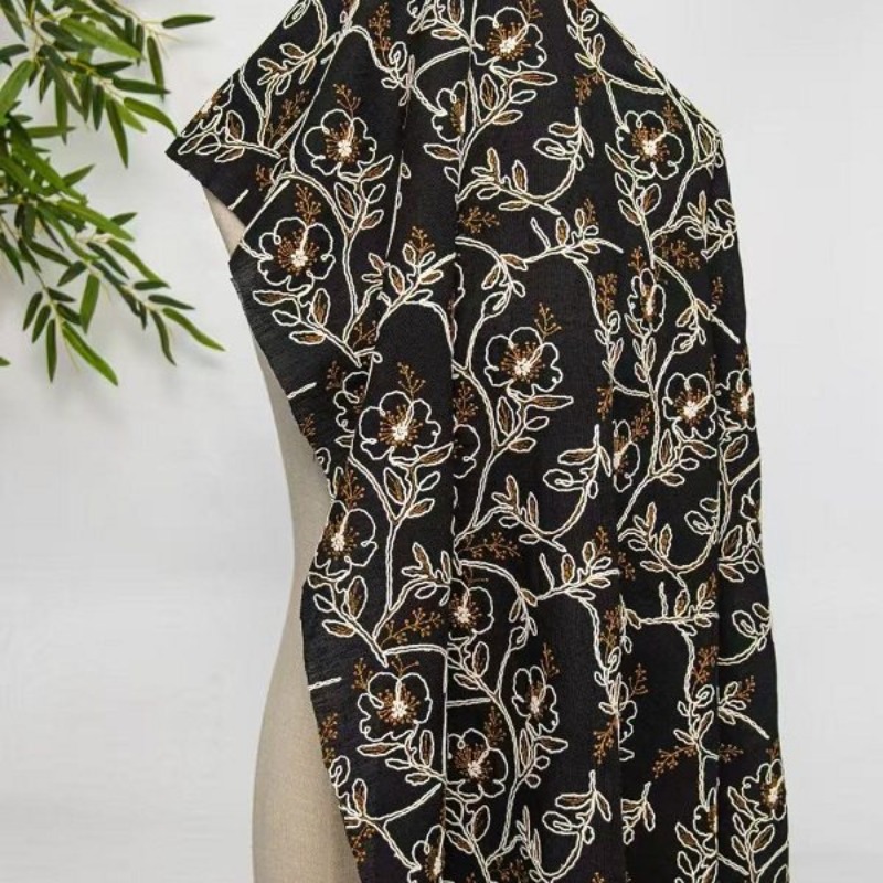 Embroidered Tulle Lace Trim Fa - Lace Dress ulasan dan harga