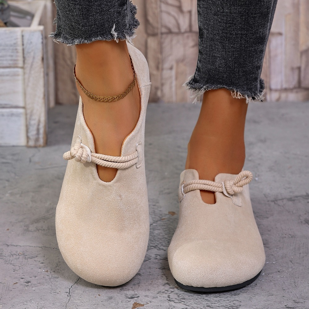 Women Flat Loafers Round Toe K - Womens Heels ulasan dan harga