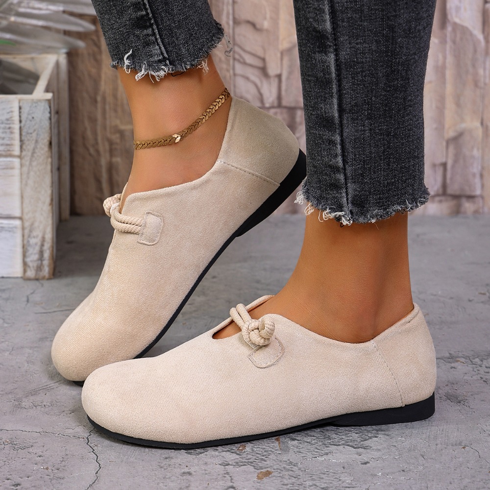 Women Flat Loafers Round Toe K - Womens Heels ulasan dan harga