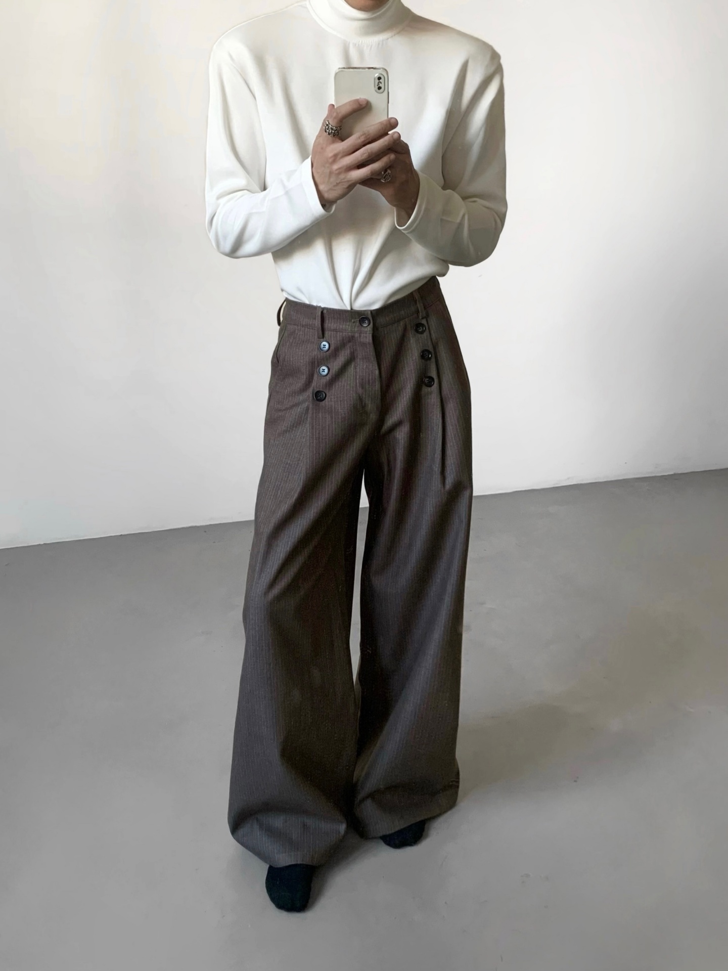 Ace Tailors Men's Casual Strip - Tailored Trouser Wide ulasan dan harga