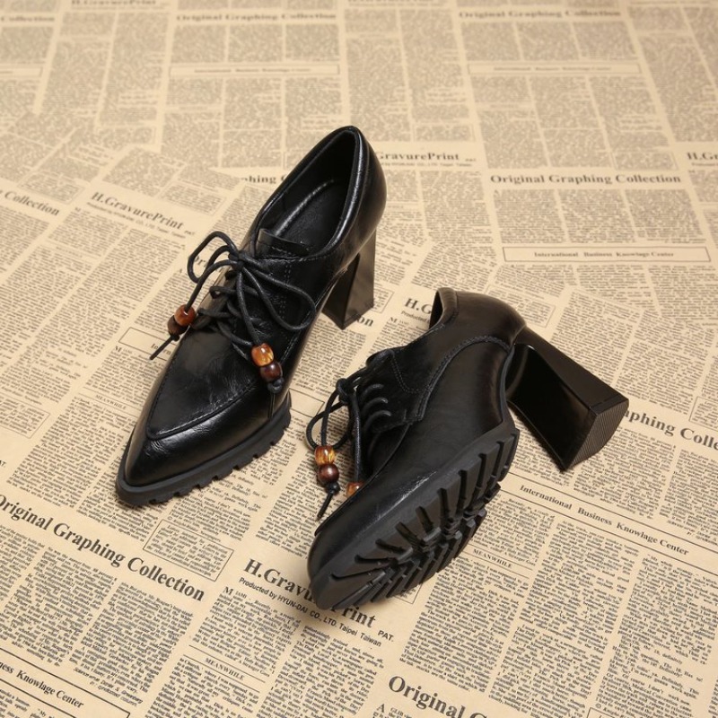 French Deep Mouth Block Heel S - Pump Heel Block ulasan dan harga