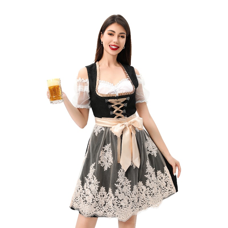 Adult Women Oktoberfest Cospla - Lace Dress ulasan dan harga