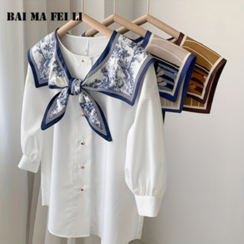 Women's Versatile Silk Scarf S - Silk Blouse ulasan dan harga