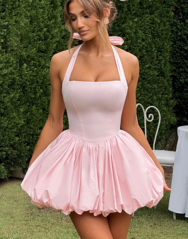 Elegant Halter Corset Short Dr - Women'S Red Formal Wear ulasan dan harga