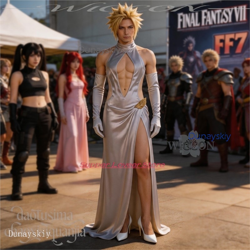 Anime cosplay Halloween costum - Evening Gown ulasan dan harga
