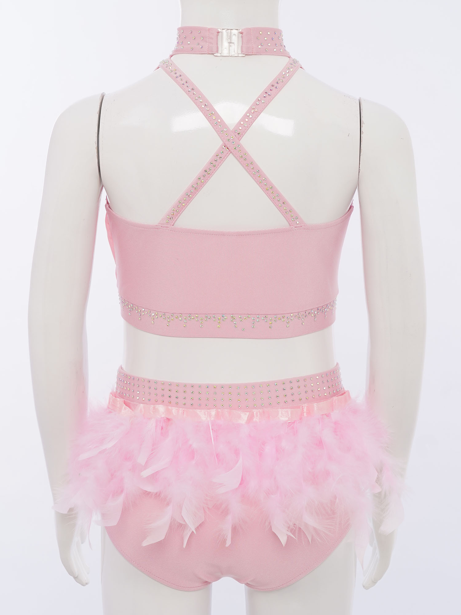 2Pcs Kids Girls Latin Jazz Dan - Formal Skirt ulasan dan harga