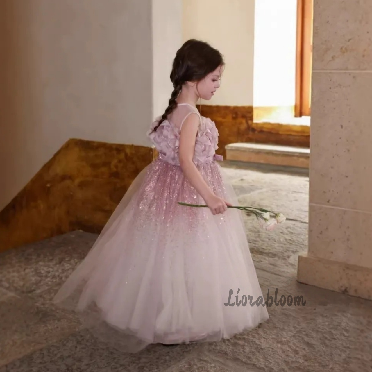 Girls' Pink Wavy Tulle Formal  - Formal Skirt ulasan dan harga