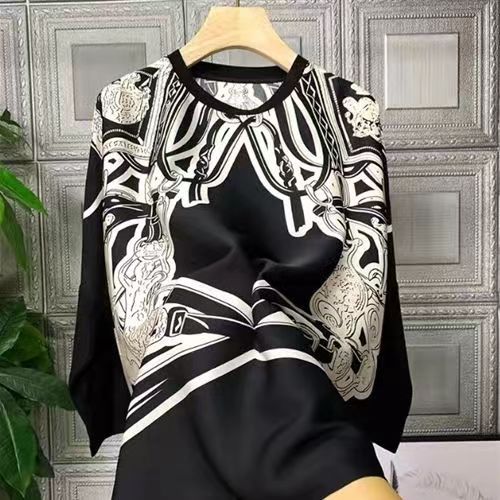 Simulated Silk Top with Drapin - Silk Blouse ulasan dan harga