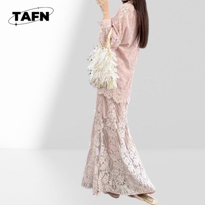 Ladies Fashion Skirt Soft Fabr - Silk Blouse ulasan dan harga