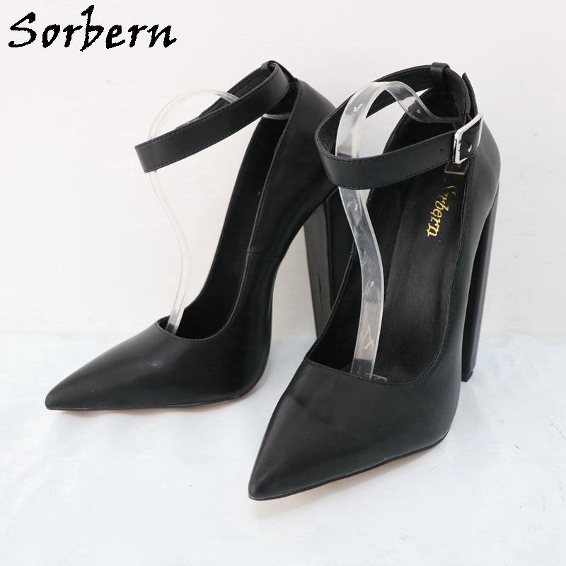 Sorbern Large Size Eu47 Women  - Pump Heel Block ulasan dan harga