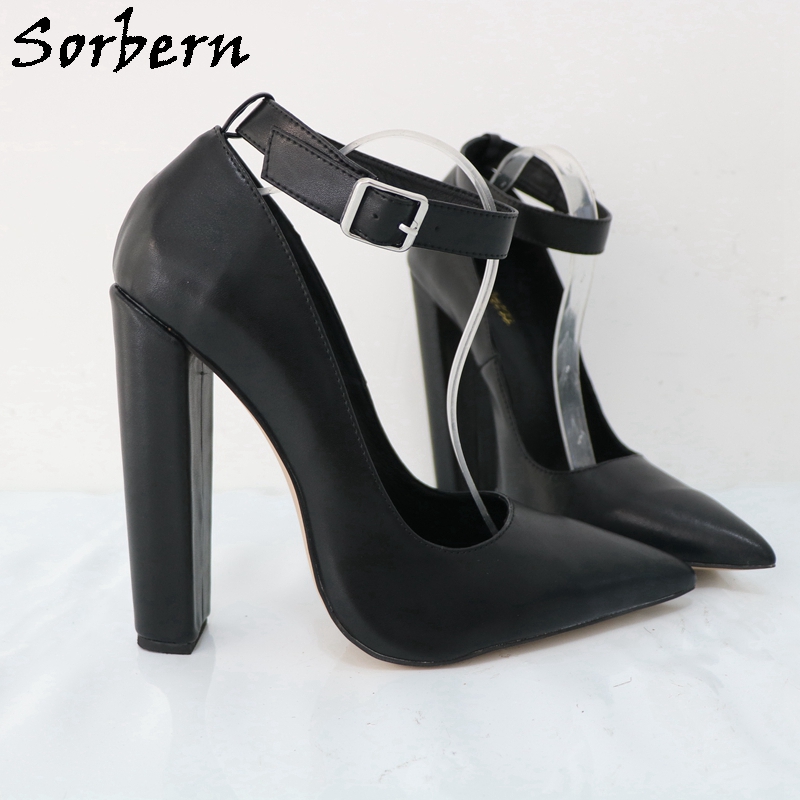 Sorbern Large Size Eu47 Women  - Pump Heel Block ulasan dan harga