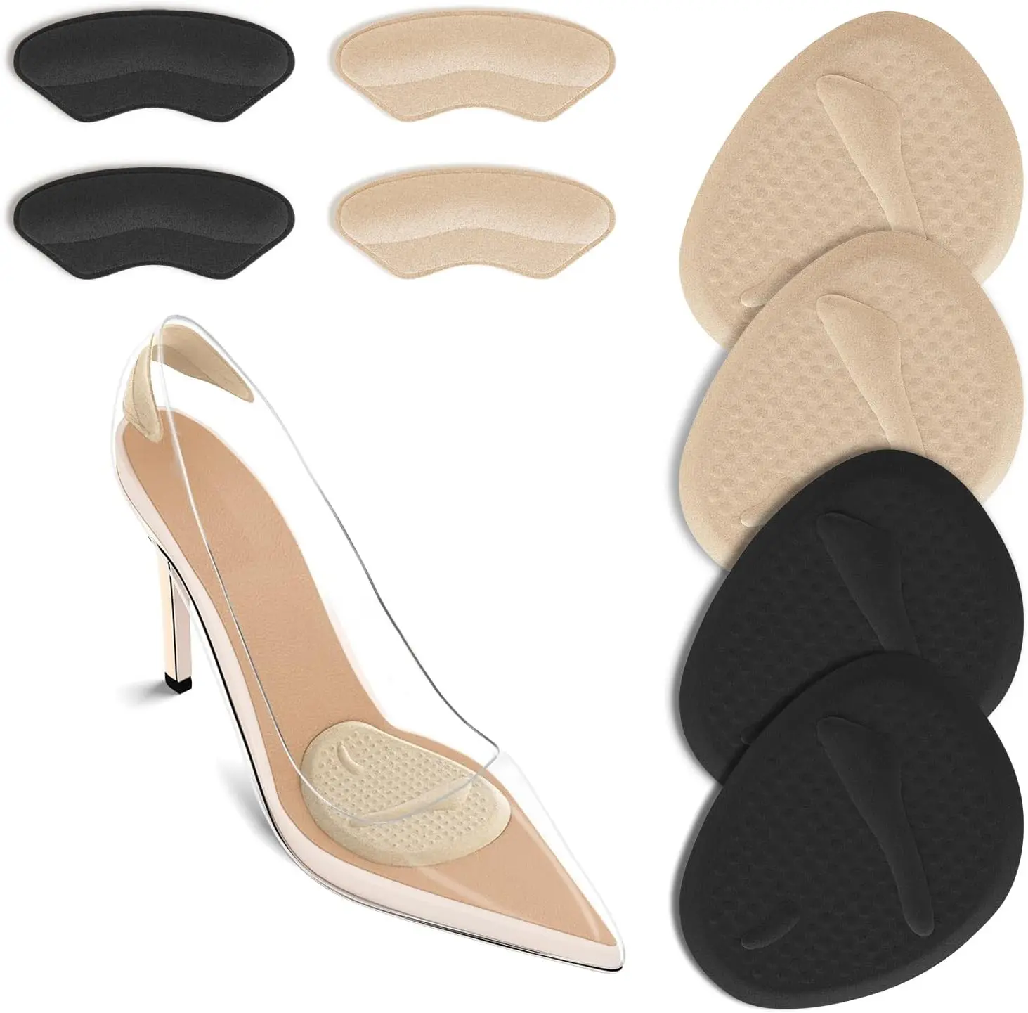 2 Sets Heel Pads, Ball of Foot - Womens Heels ulasan dan harga