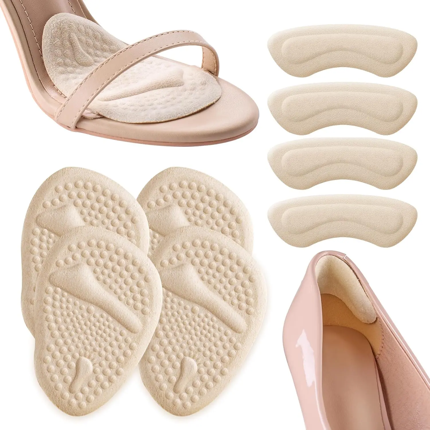 2 Sets Heel Pads, Ball of Foot - Womens Heels ulasan dan harga