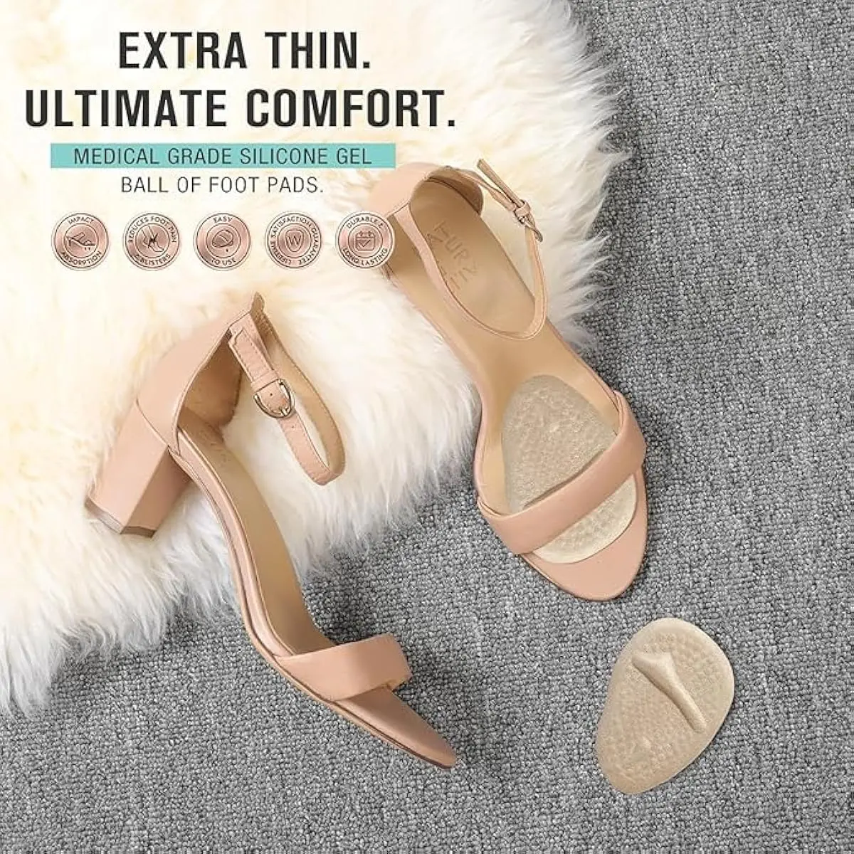 2 Sets Heel Pads, Ball of Foot - Womens Heels ulasan dan harga