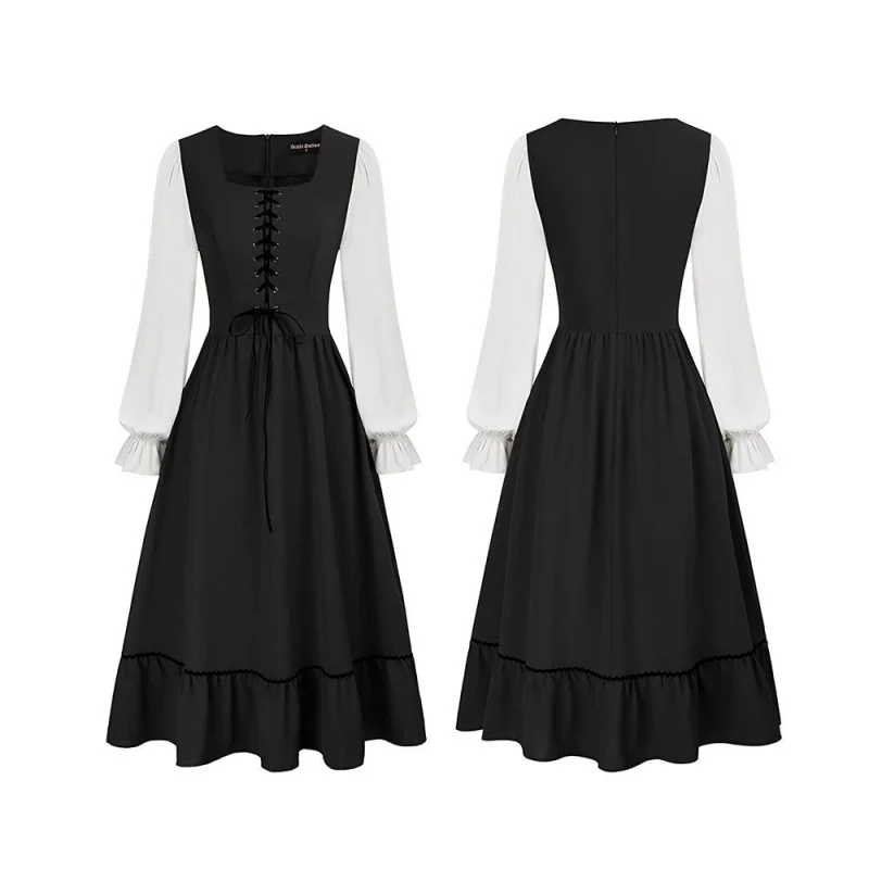 Women'S Vintage Court Medieval - Midi Dress ulasan dan harga
