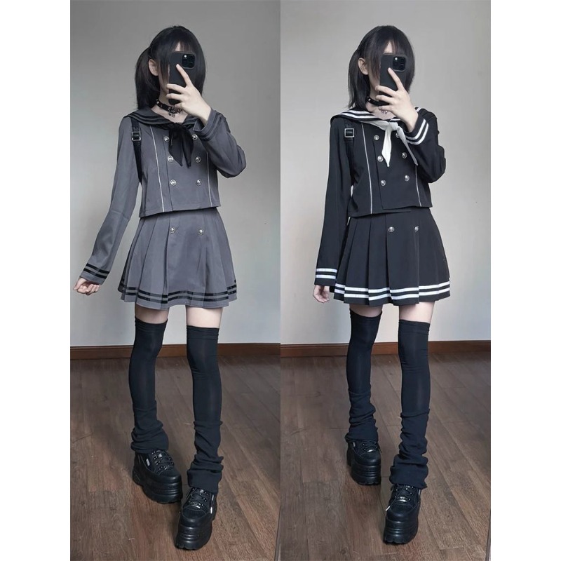 Japanese Subculture Retro Cosp - Formal Skirt ulasan dan harga