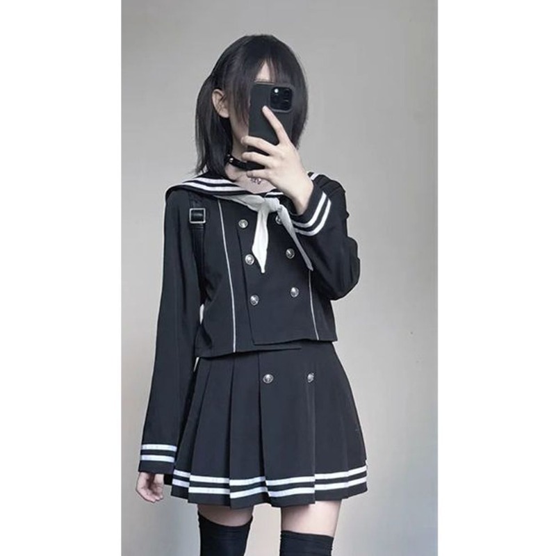 Japanese Subculture Retro Cosp - Formal Skirt ulasan dan harga
