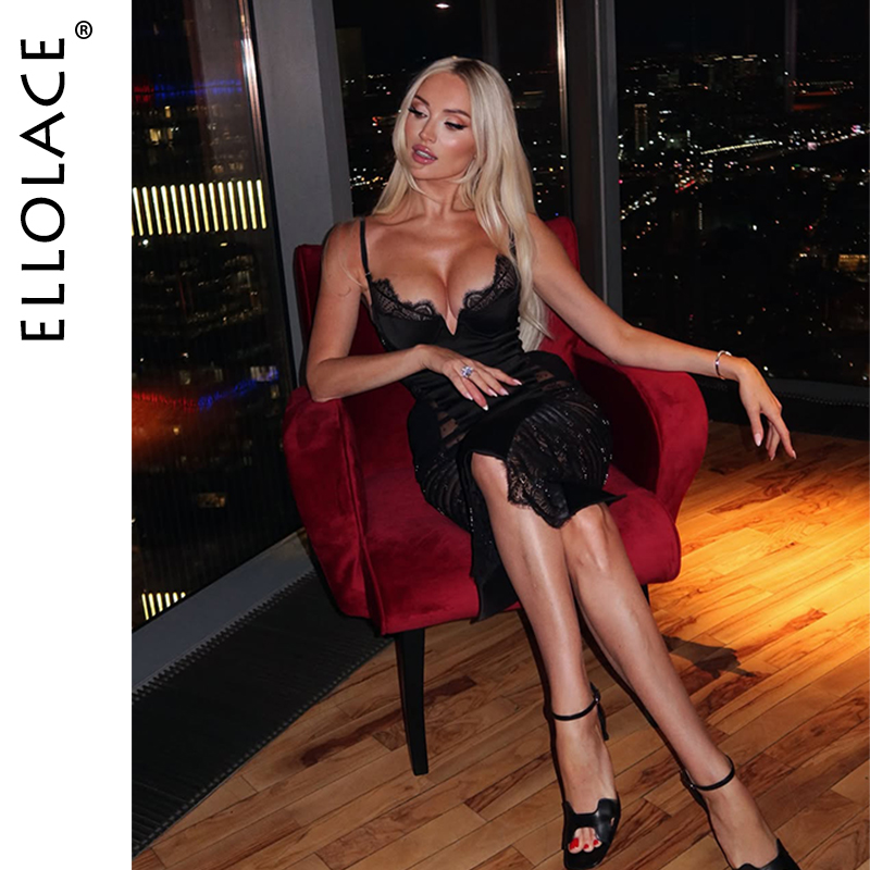 Ellolace Premium Lingeries Fem - Lace Dress ulasan dan harga