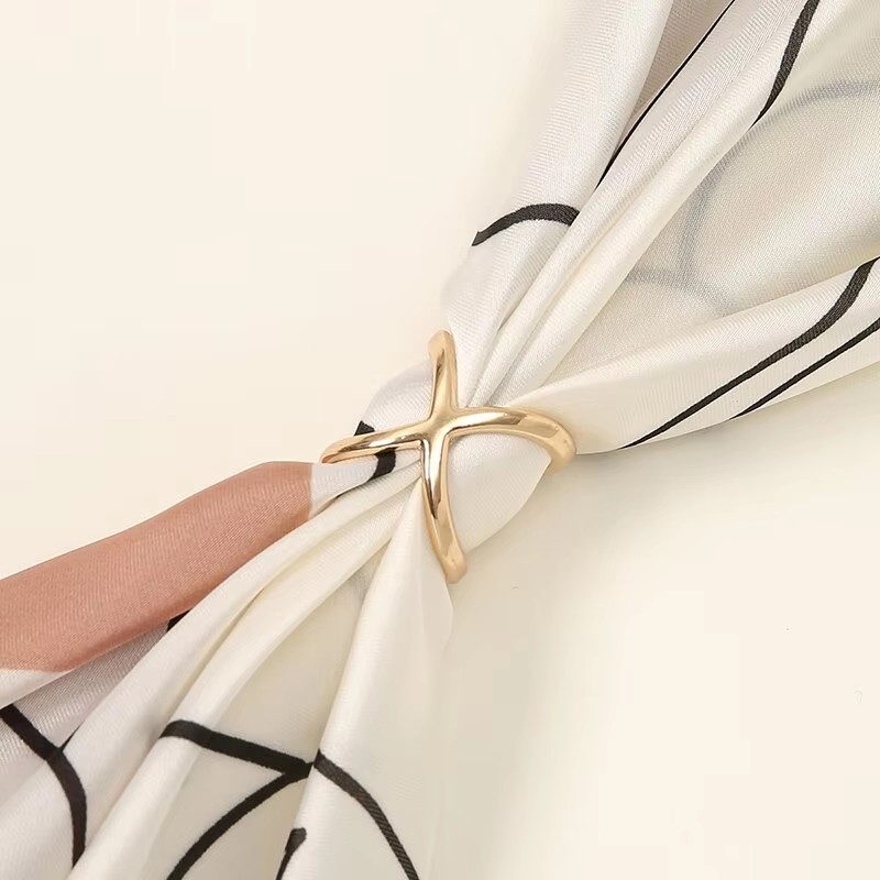 Multifunctional Silk Buckle Sc - Silk Blouse ulasan dan harga