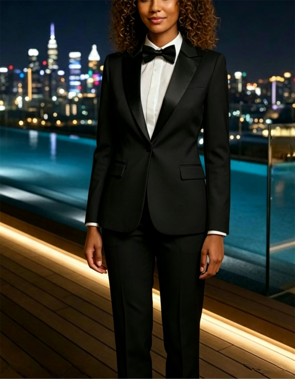 Ladies 2 Piece Suit White Suit - Womens Blazer ulasan dan harga
