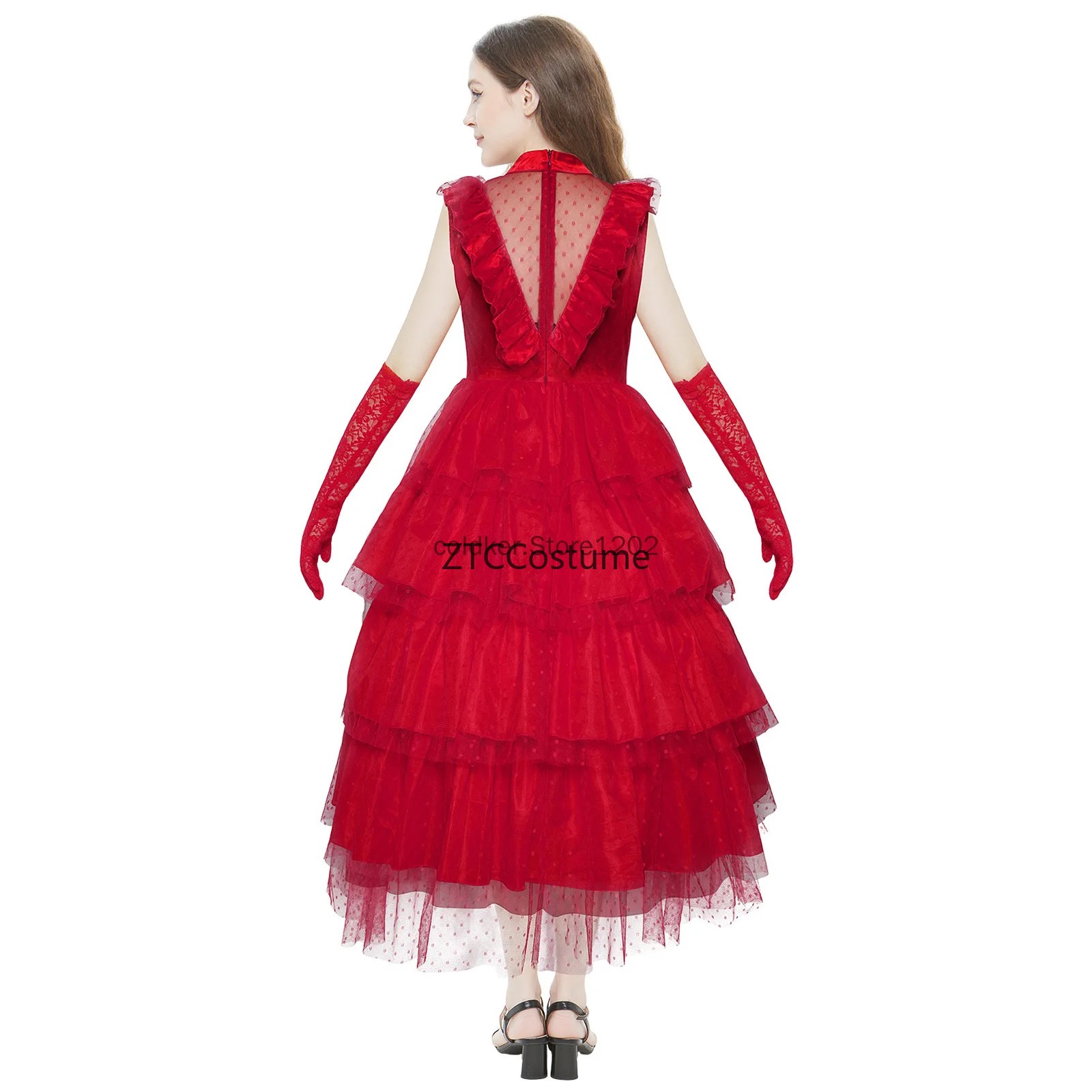 Lydia Deetz Cosplay Costume Go - Evening Gown ulasan dan harga